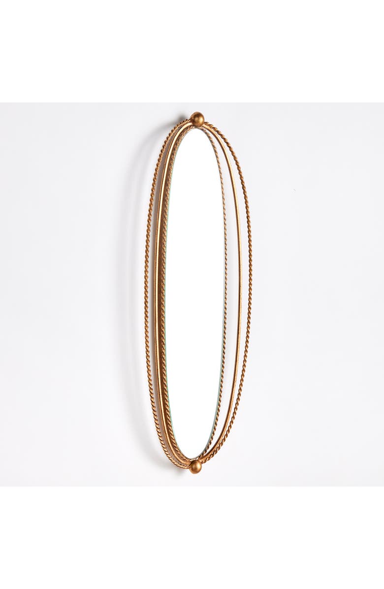 Napa Home & Garden Braiden Mirror, Alternate, color, Gold