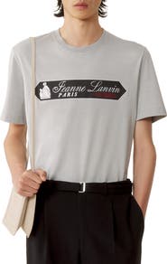 Lanvin Printed Lanvin Signature Label T-Shirt