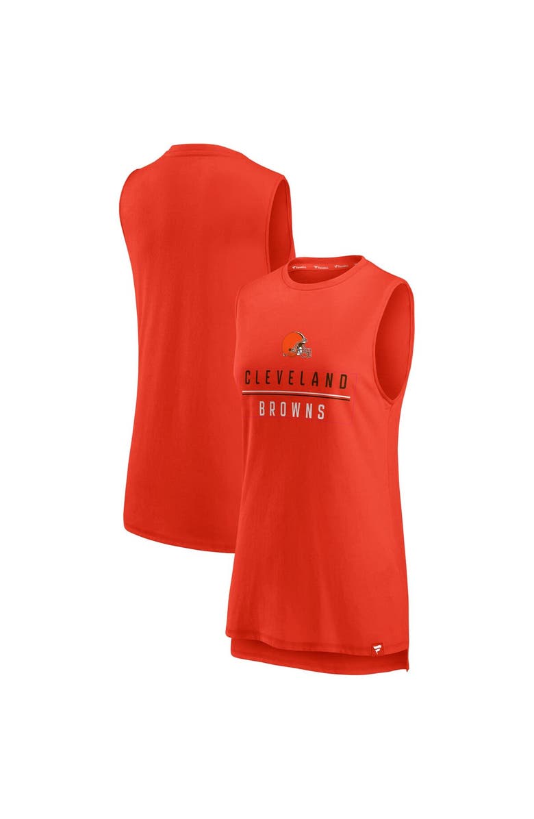 FANATICS Women's Fanatics Branded Orange Cleveland Browns True Contender Tank Top, Main, color, 