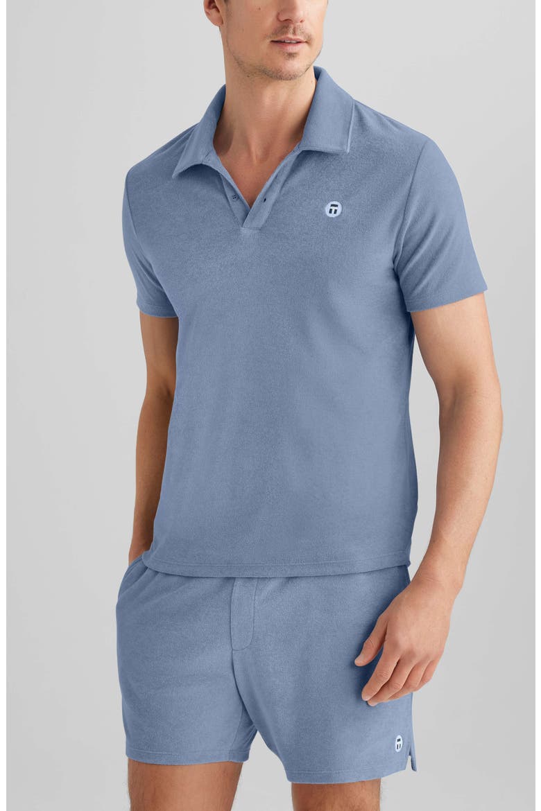 Cabana Terry Polo, Main, color, RAIN WASHED