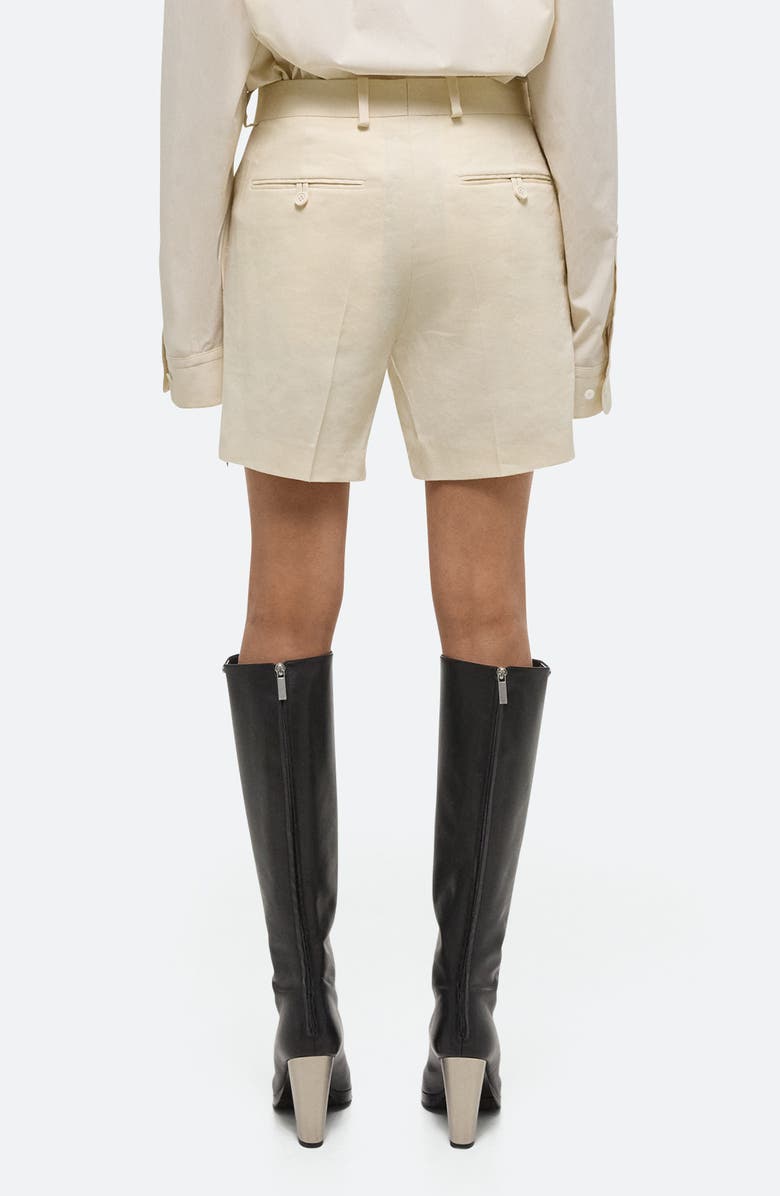 Helmut Lang Linen Blend Shorts, Alternate, color, Summer Sand