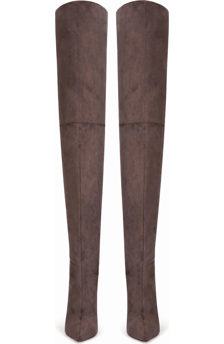 FEMME The Scorpio Suede Thigh High Boot, Alternate, color, Suede Coco