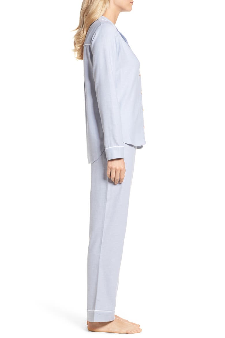 Raven Herringbone Pajamas, Alternate, color, OCEAN MIST