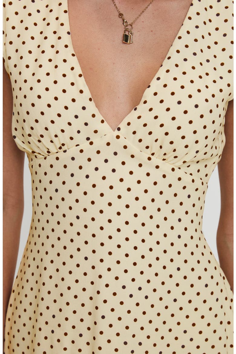 Cannelloni Polka Dot Minidress, Alternate, color, POLKA DOT