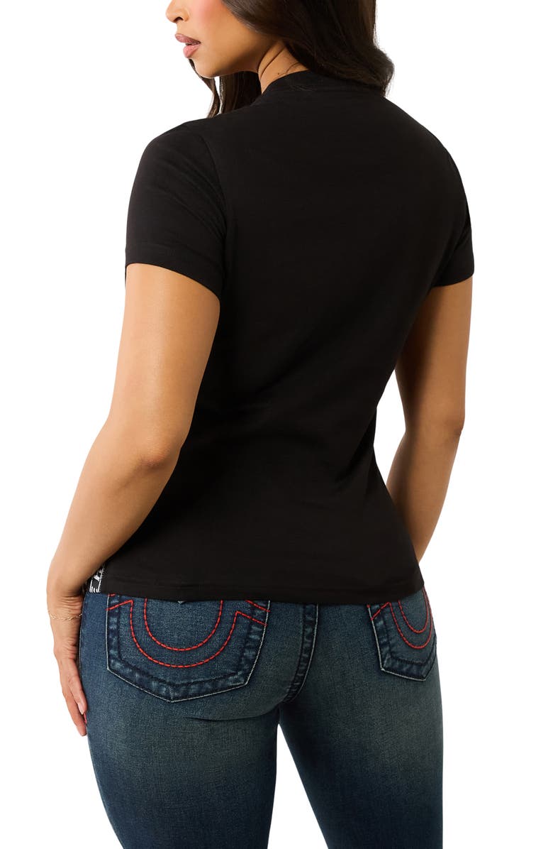 True Religion Taping Short Sleeve Cotton T-Shirt, Alternate, color,