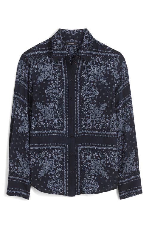 Madewell Relaxed Button-up Shirt In Dark Navy