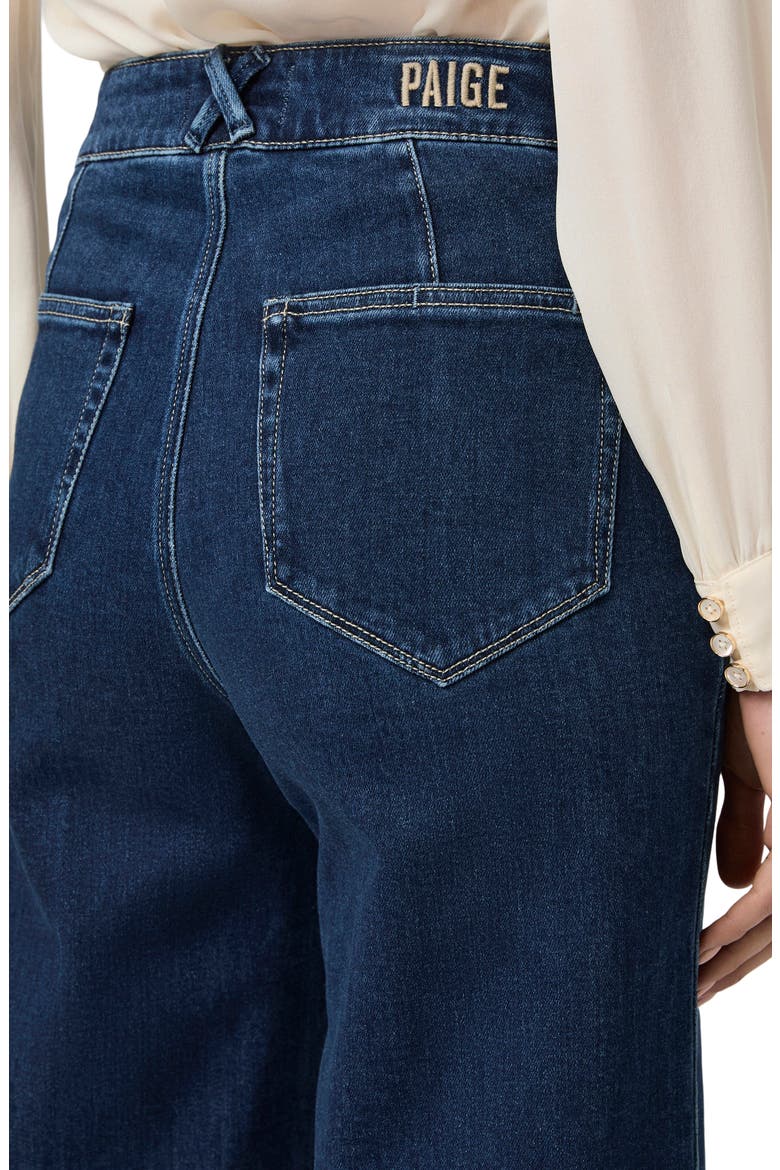 Anessa Seamed High Waist Wide Leg Jeans, Alternate, color, RHEA