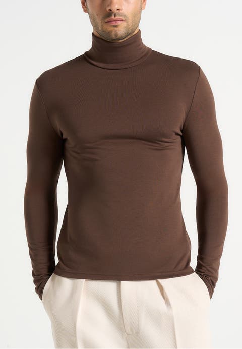 Long Sleeve Roll Neck Top