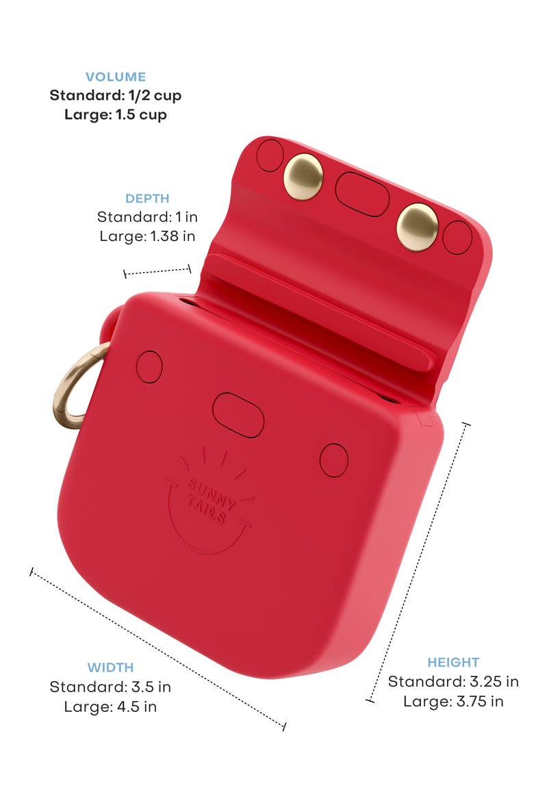 Dog Treat Pouch, Alternate, color, CHERRY RED