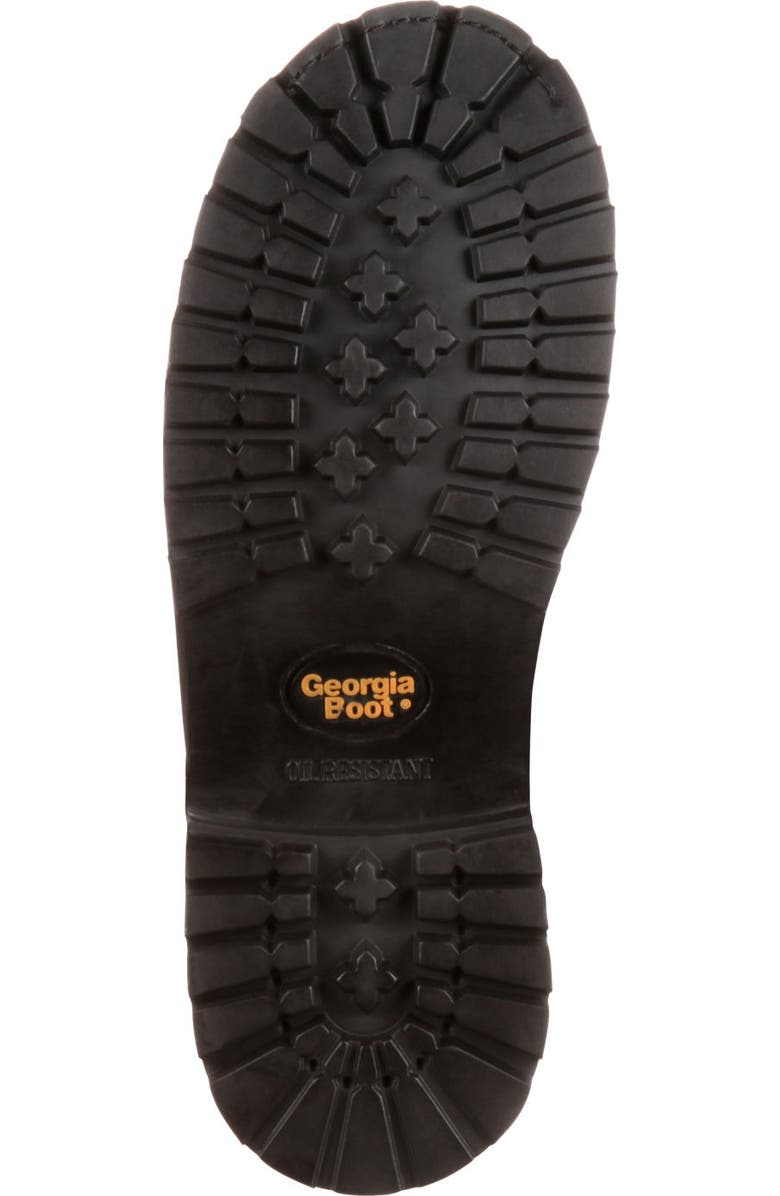 Georgia Boot Oiler Steel Toe Waterproof Work Boot, Alternate, color, Brown