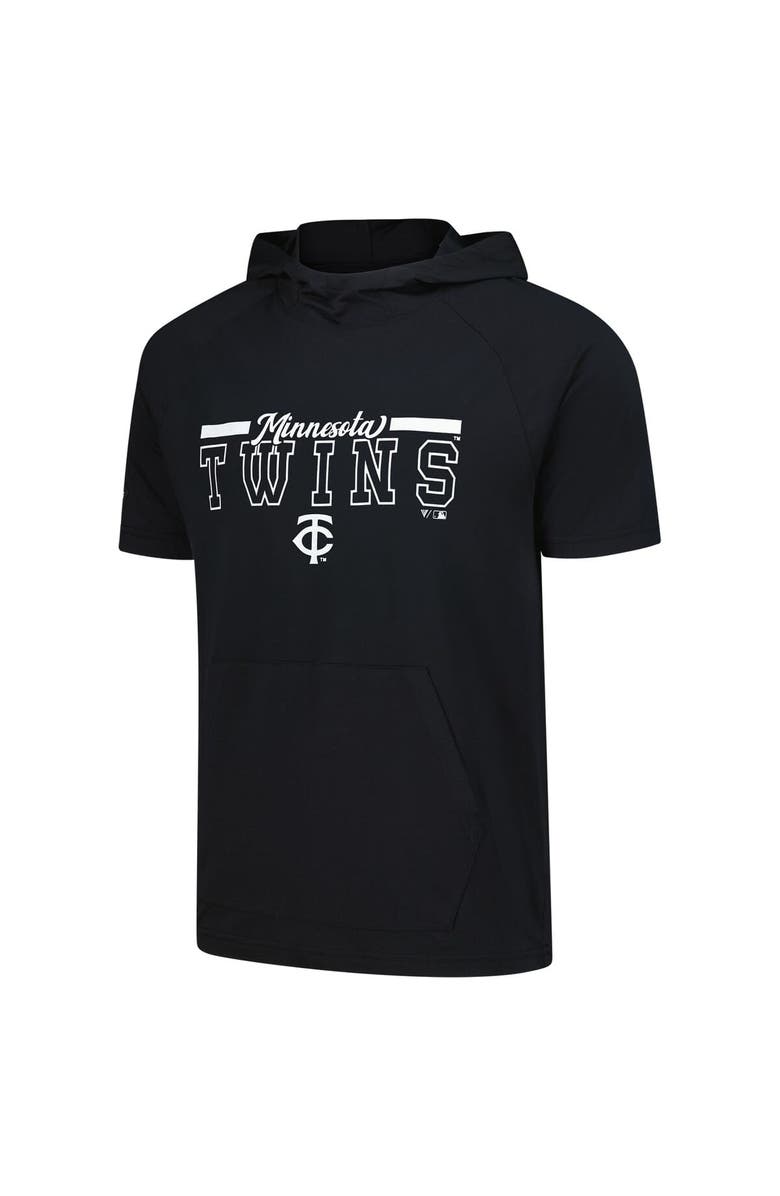 LEVELWEAR Men's Levelwear Black Minnesota Twins Phase Vanguard Hoodie T-Shirt, Alternate, color, Black