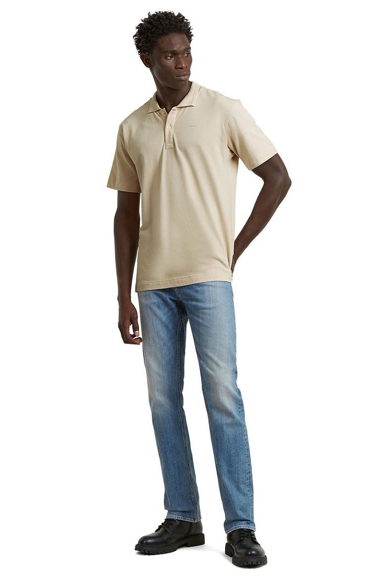 Core Regular Fit Organic Cotton Polo Shirt, Alternate, color, OFF WHITE