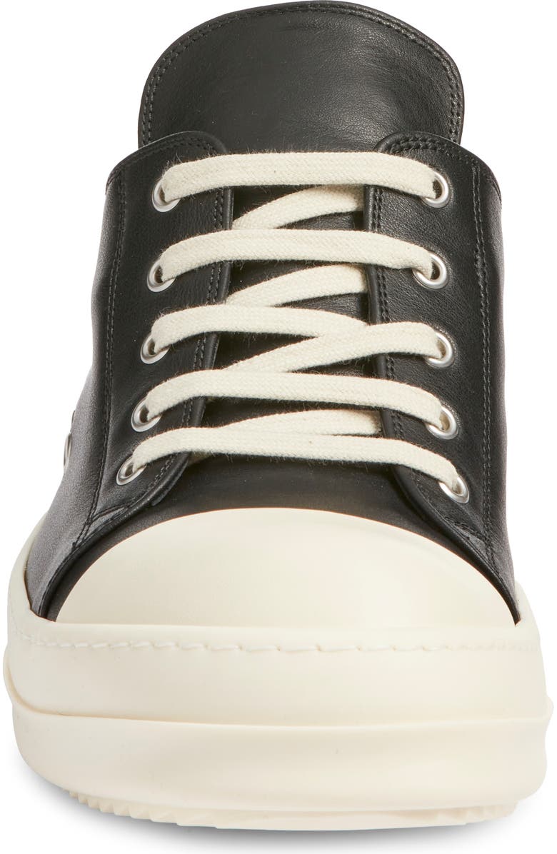 Rick Owens Low Top Sneaker, Alternate, color, Black/ Milk/ Milk