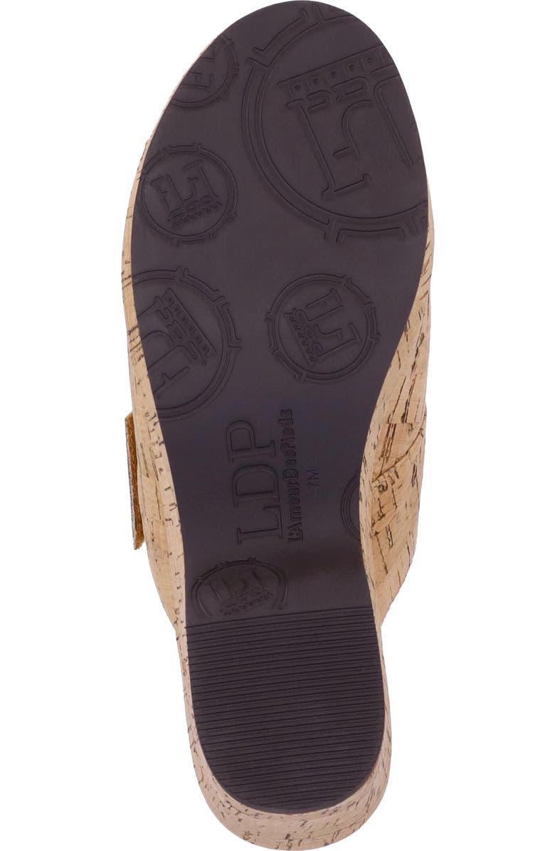L'Amour des Pieds Minetta Sandal, Alternate, color, Natural/ Gold