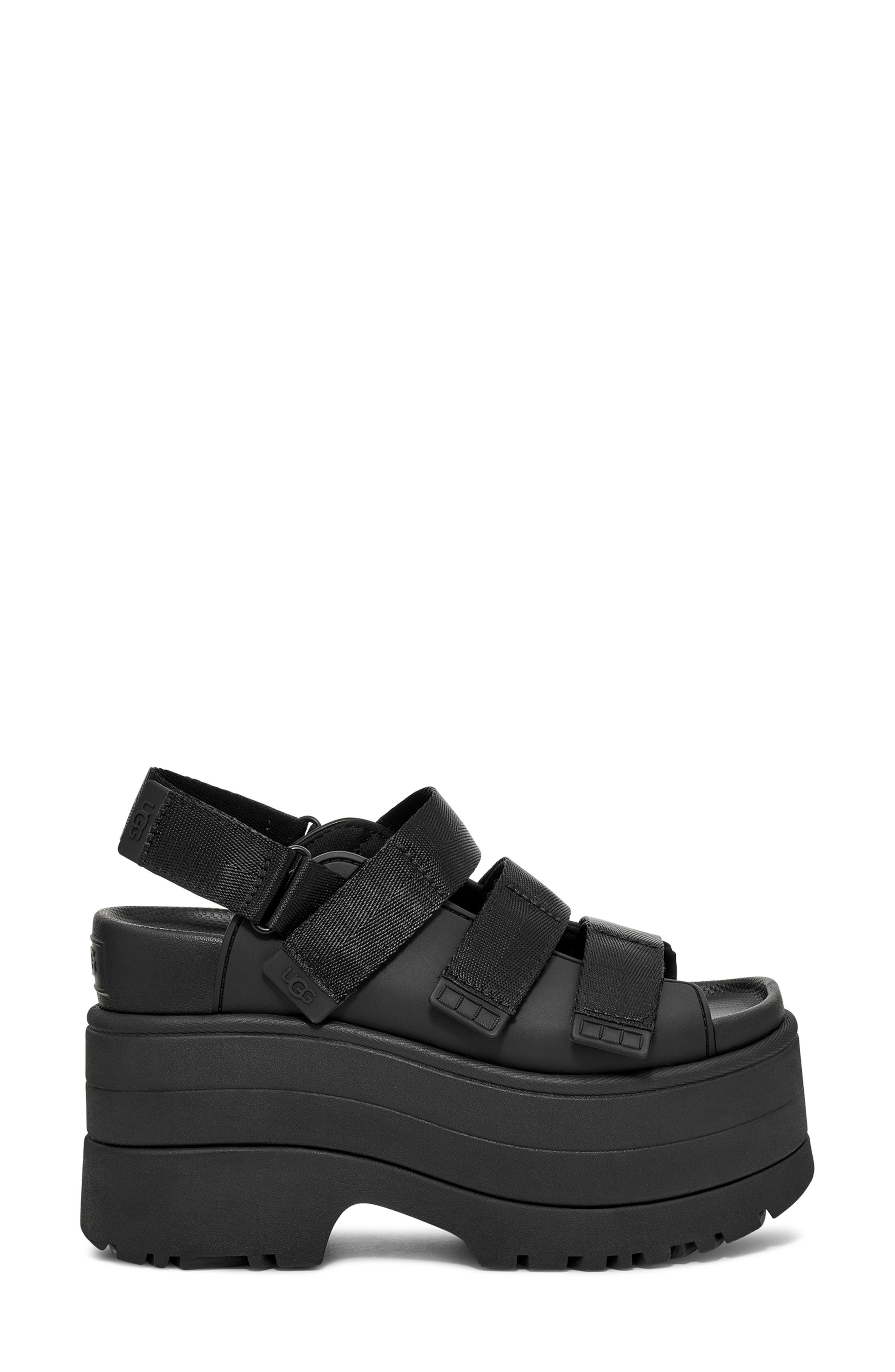 UGG<sup>®</sup> Goldenrise Ankle Strap Platform Sandal, Alternate, color, 