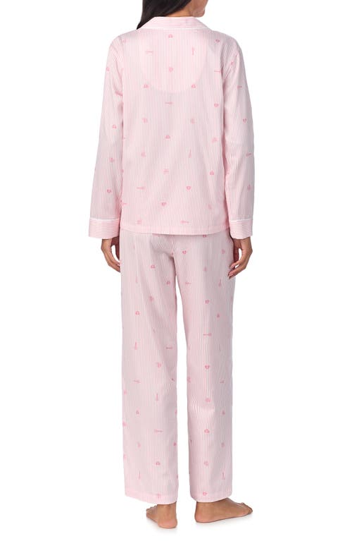 Ralph Lauren Lauren  Stripe Pajamas In Blushstp