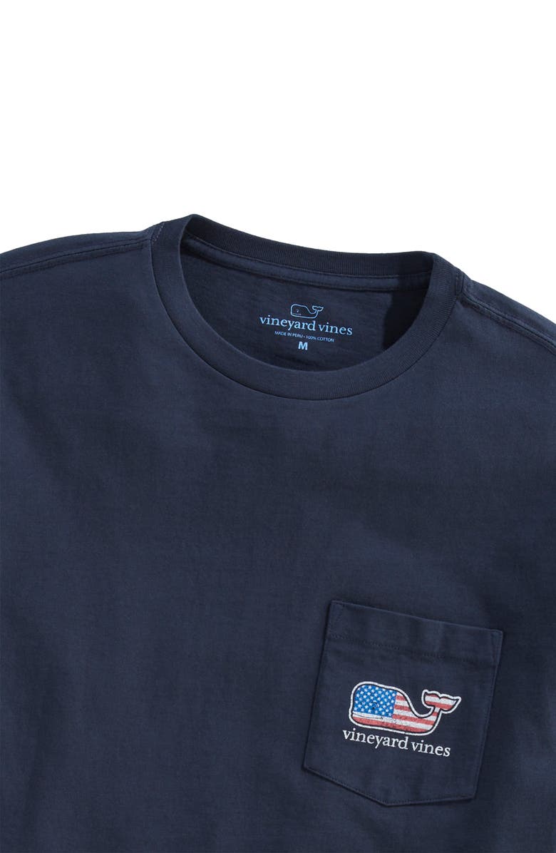 vineyard vines Whale Flag Cotton Graphic T-Shirt, Alternate, color, 