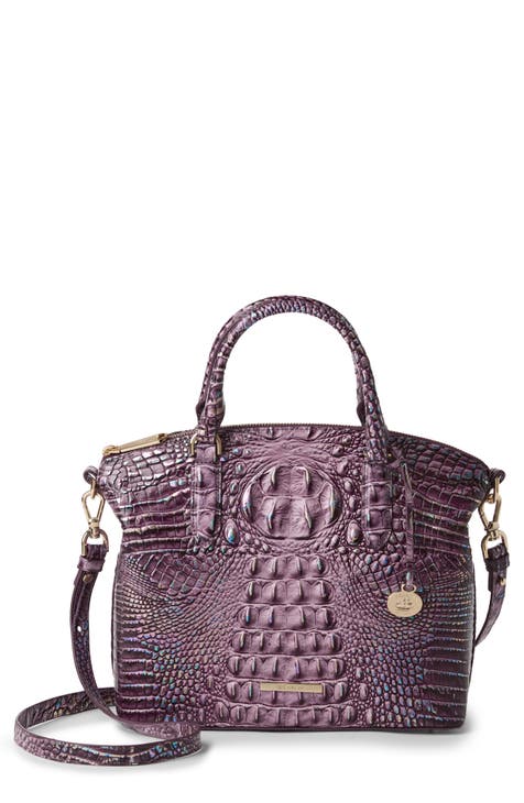 Purple satchel purse best sale