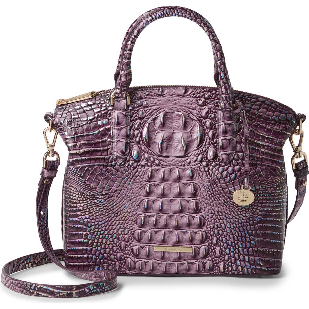 Brahmin Duxbury Melbourne Satchel In Passion Purple