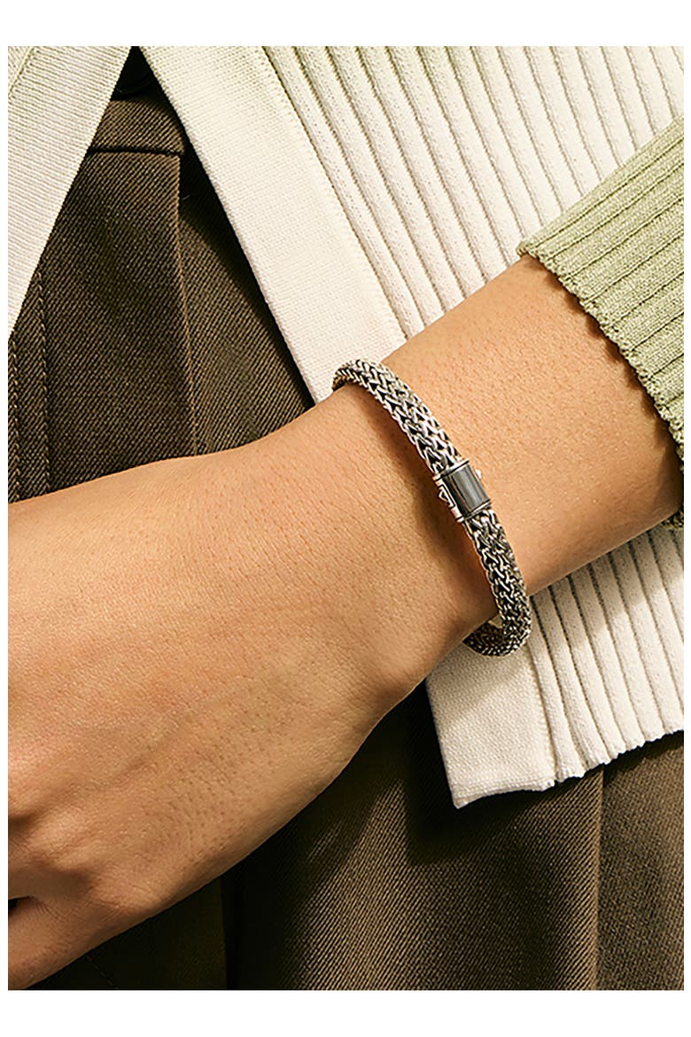 Icon Bracelet, 6.5mm, Alternate, color, SILVER