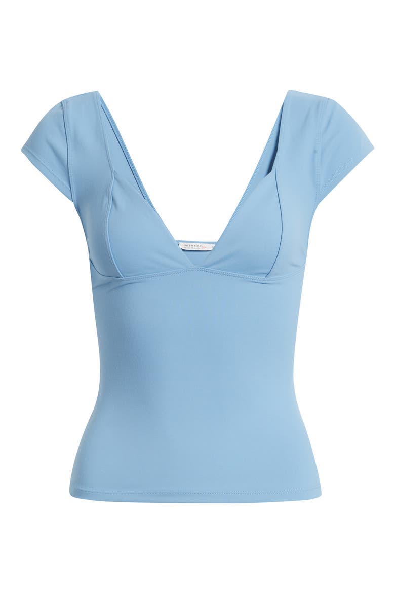 Duo Corset Top, Alternate, color, BLISSFUL BLUE