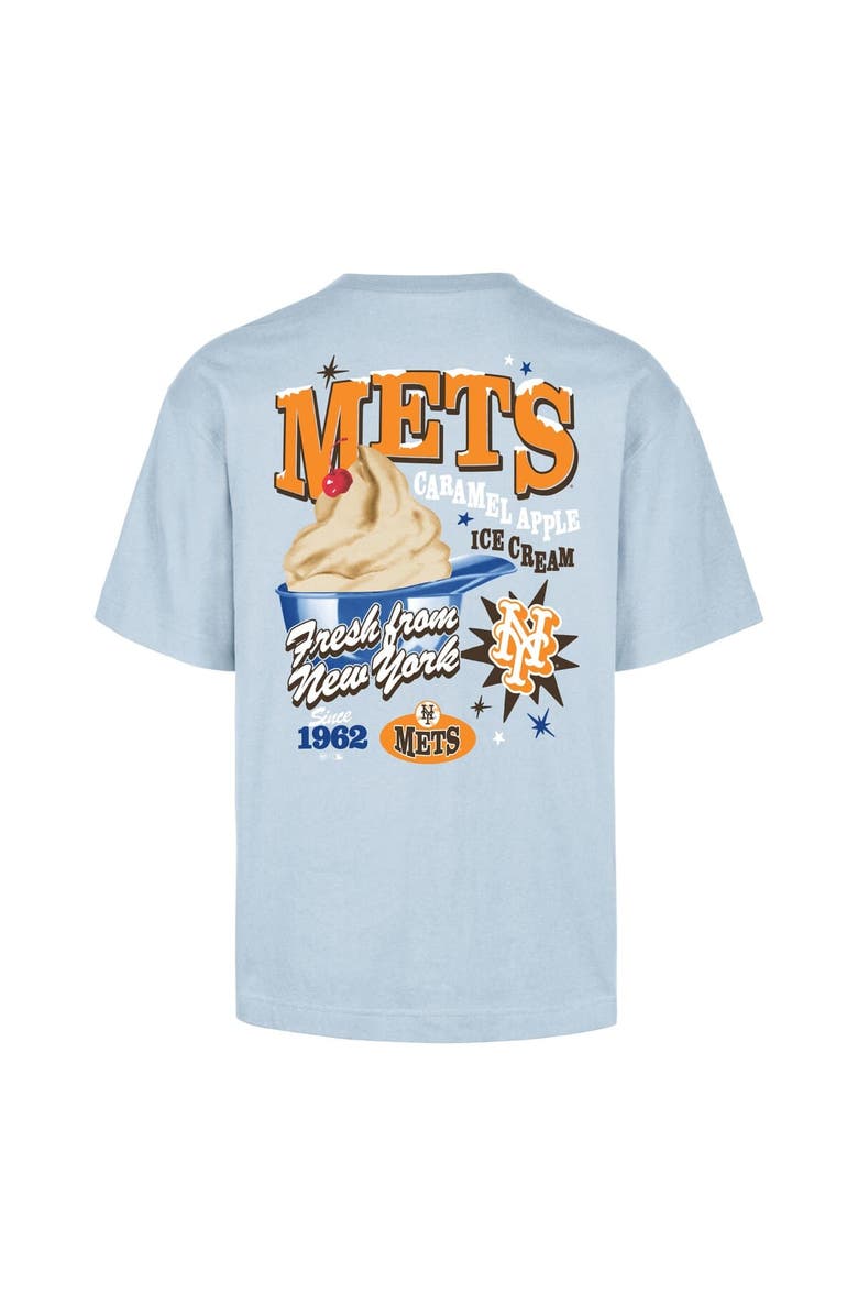 '47 Men's '47 Light Blue New York Mets Ice Cream Parlor Foundation T-Shirt, Alternate, color, Light Blue