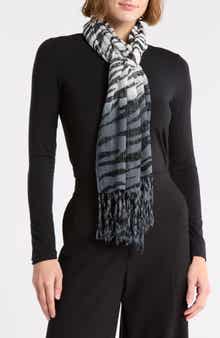 La Fiorentina Ombré Zebra Print Scarf