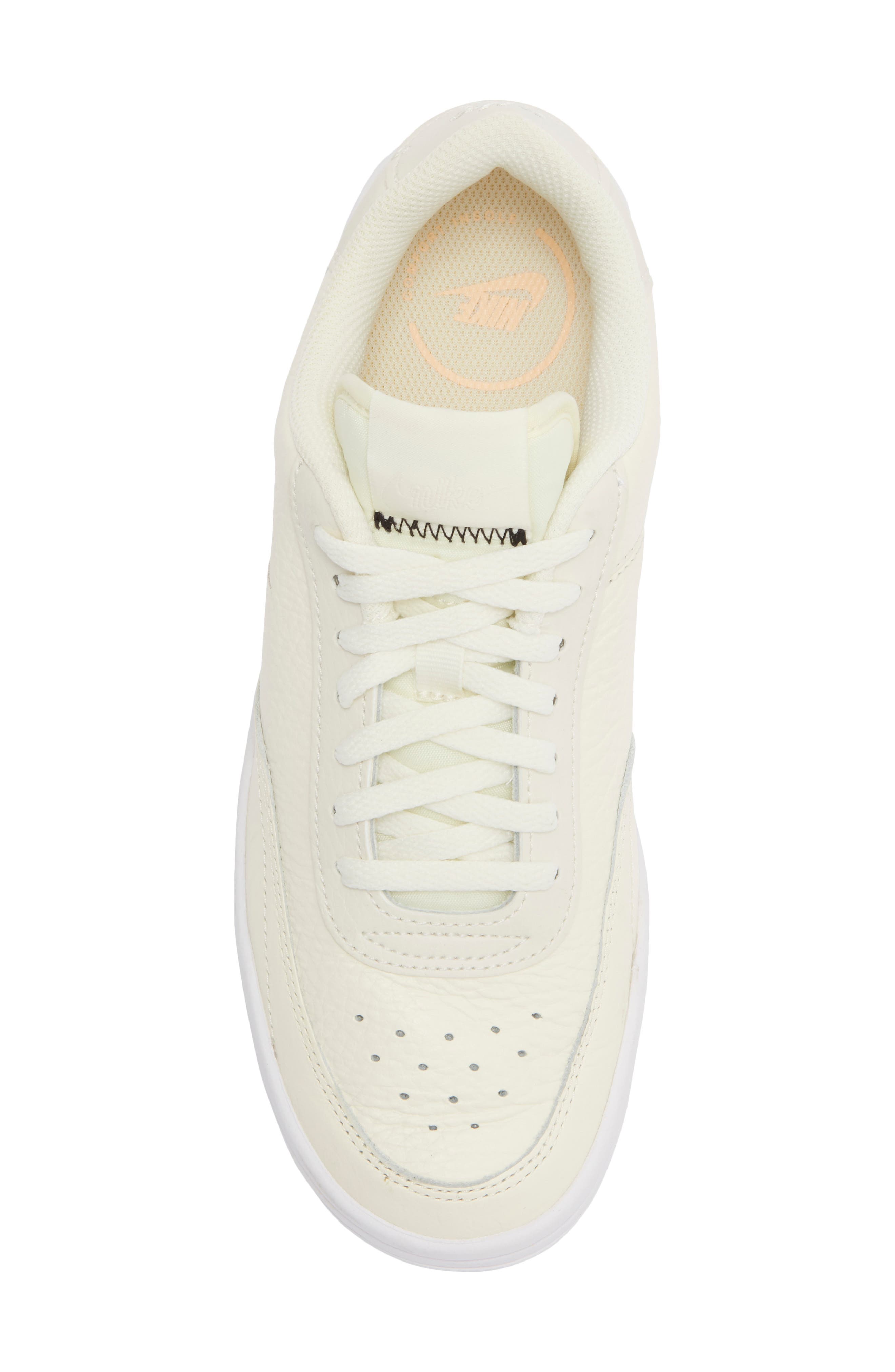 Nike Court Vintage Premium Sneaker, Alternate, color, Pale Ivory/ Washed Coral