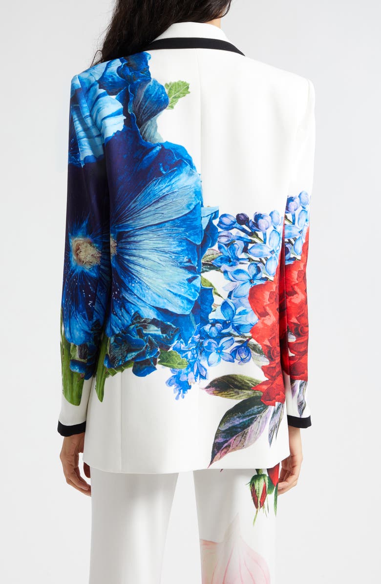 Alice + Olivia Denny Large Format Floral Blazer, Alternate, color,