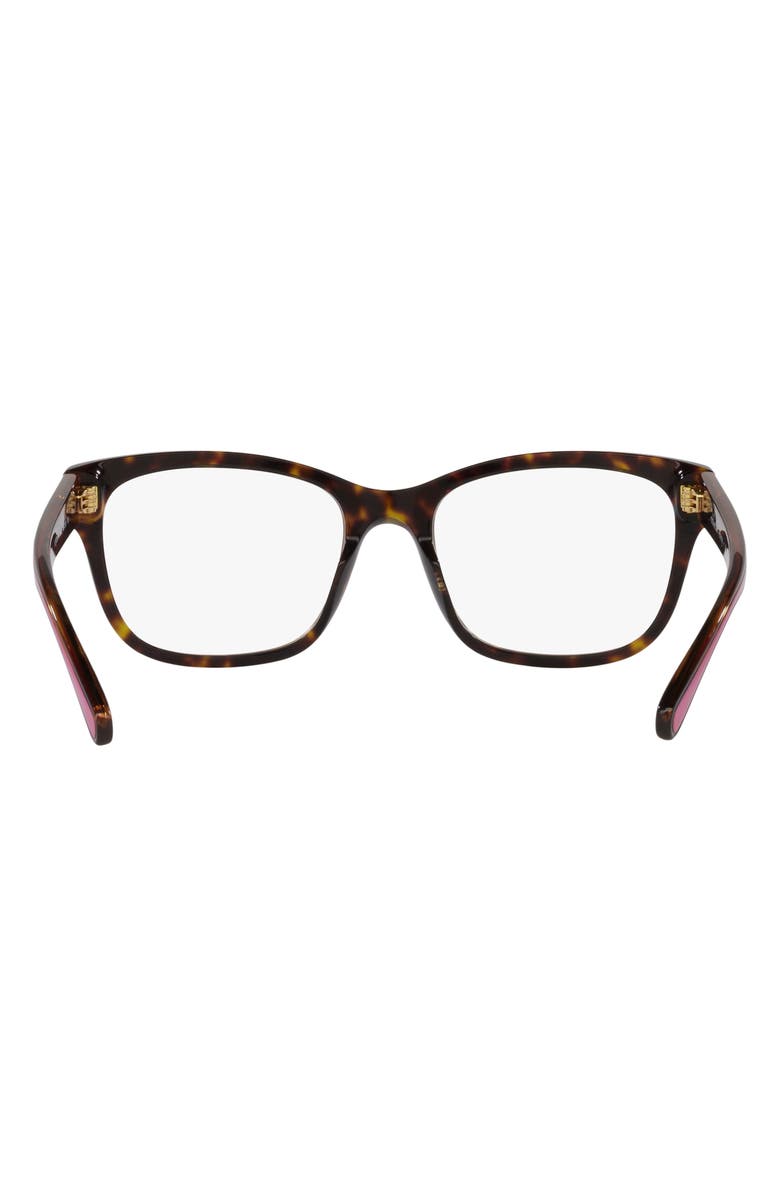 COACH 53mm Square Optical Glasses, Alternate, color, 