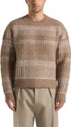 Manière De Voir Ayden Check Wool Knit Jumper