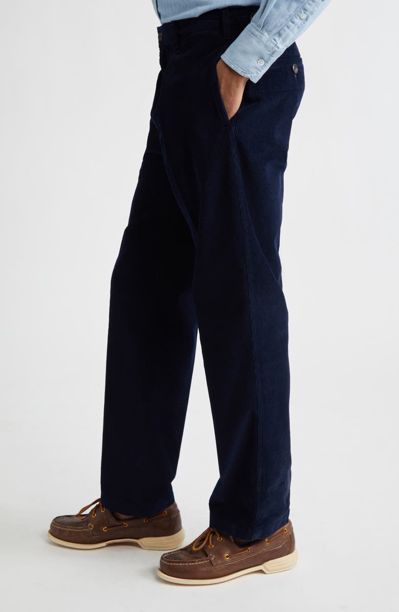 Drake
s Cotton Corduroy Games Pants, Alternate, color, Navy