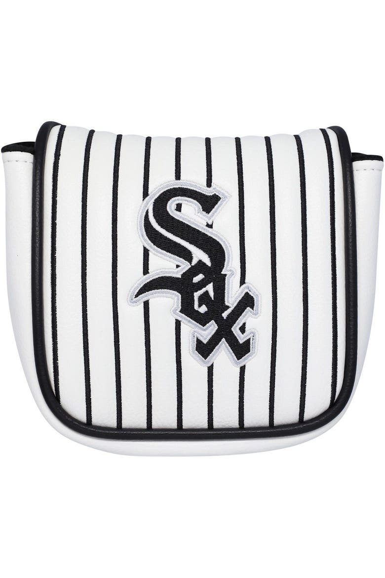 Chicago White Sox Logo Track Mallet Putter Cover, Main, color, White