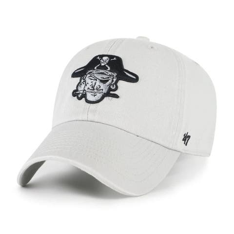 Men's '47 Gray ECU Pirates Vault Clean Up Adjustable Hat
