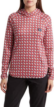 ORIGINAL PENGUIN GOLF Pomegranate Geometric Golf Hoodie