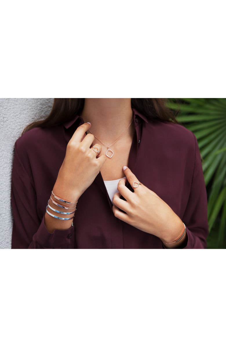 Monica Vinader Linear Friendship Chain Bracelet, Alternate, color, Rose Gold