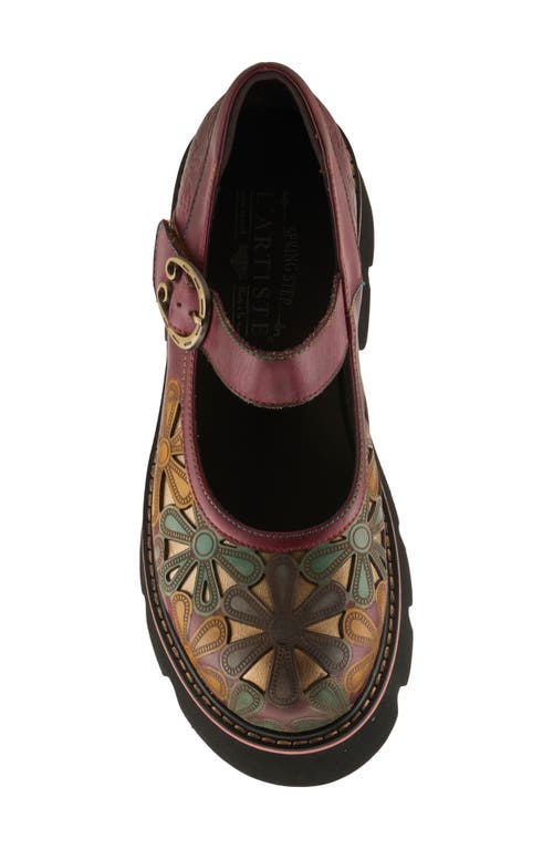 L'artiste By Spring Step Busybee Platform Mary Jane Shoe In Multi