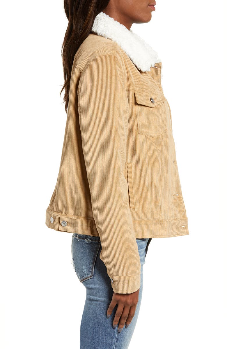 Thread & Supply Paddington Fleece Lined Corduroy Jacket, Alternate, color,