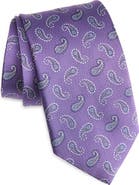 David Donahue Paisley Silk Tie