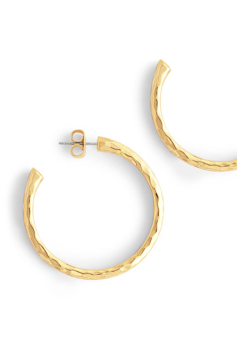 Anabel Aram Jewelry Medium Farrier Hoop Earrings, Alternate, color, Gold