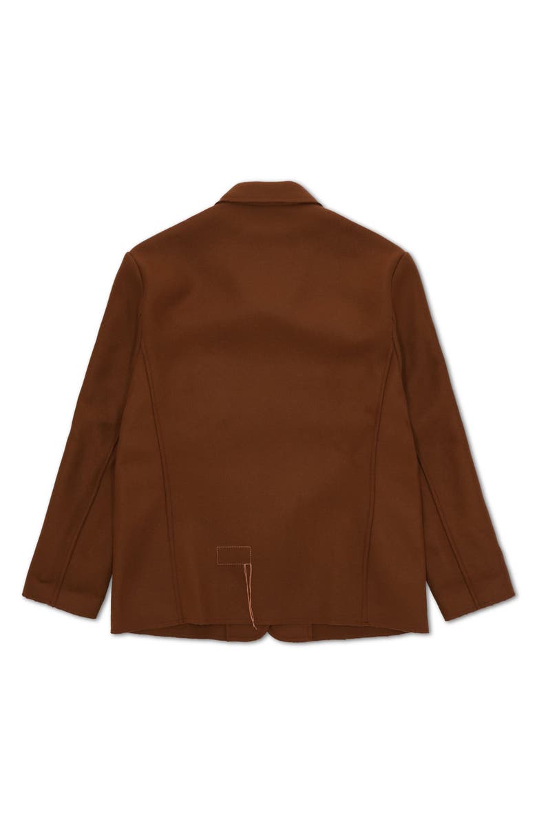 Fortela Woven Embroidered Patch Pocket Jacket, Alternate, color, Brown