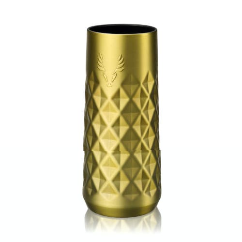 Viski Paragon Stainless Steel Champagne Flute in Gold 