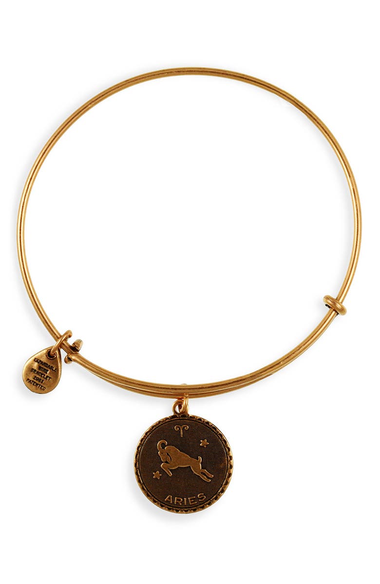 Alex and Ani 'Cancer' Expandable Wire Bangle, Main, color,