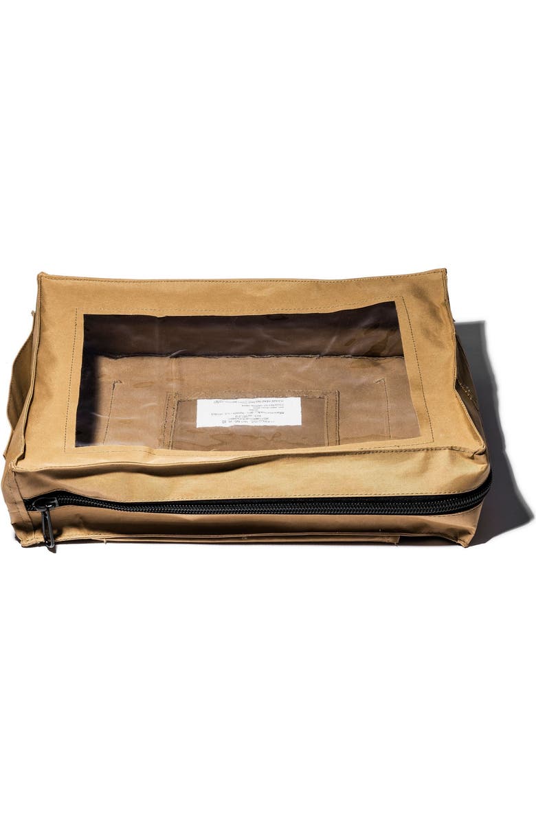 PUEBCO Rubberized Fabric Flight Pouch, Alternate, color, Sand