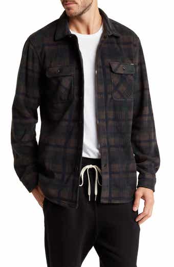 Union Cascade Buffalo Plaid Microfleece Button-Up Shirt