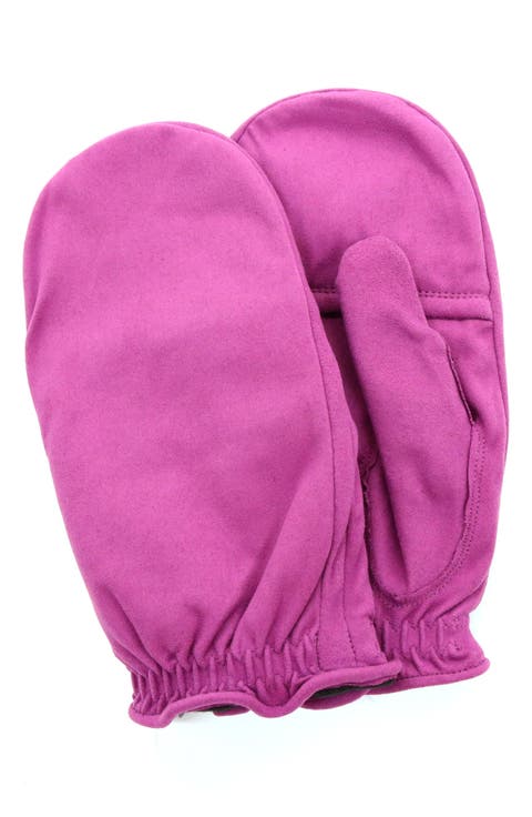 Faux Suede Mittens