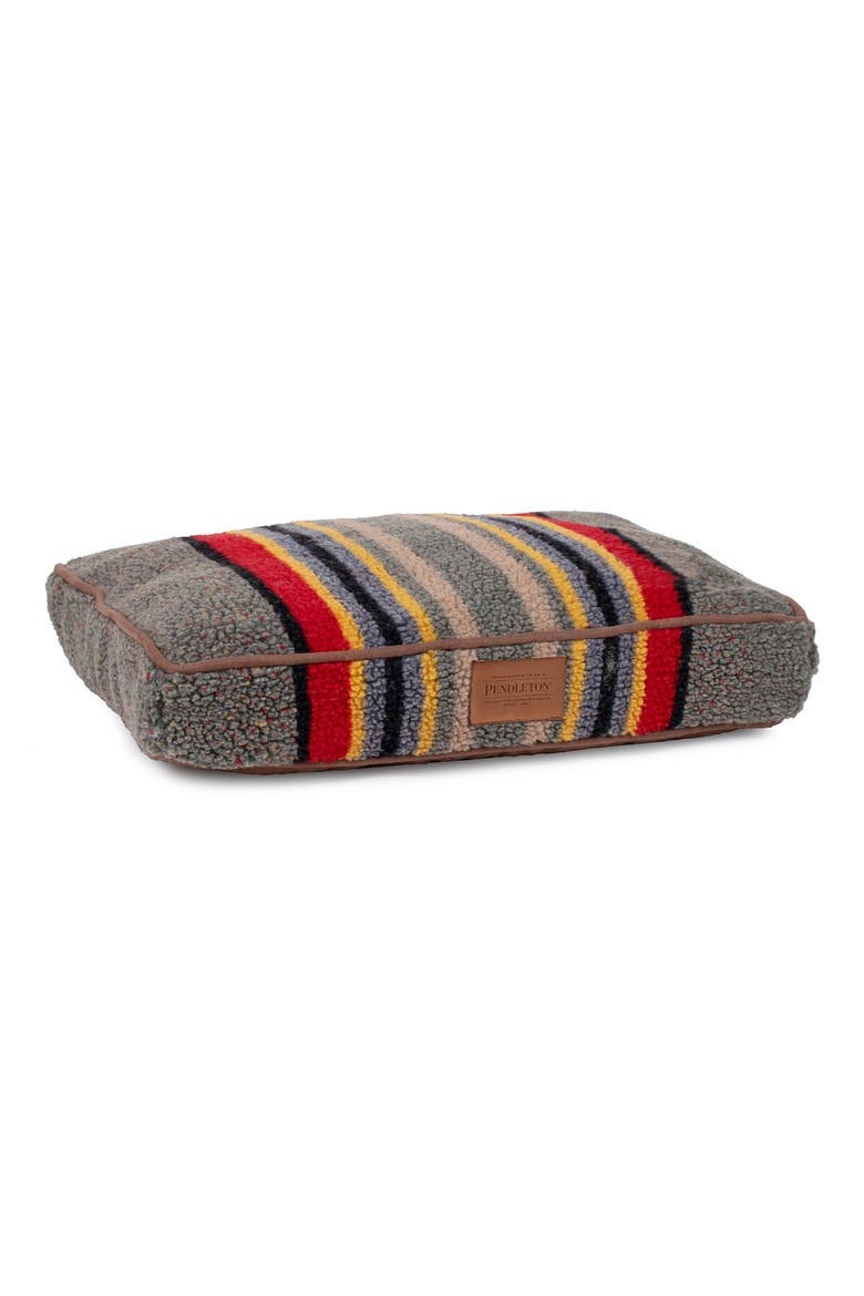 Vintage Camp Napper Pet Bed, Alternate, color, GREEN HEATHER