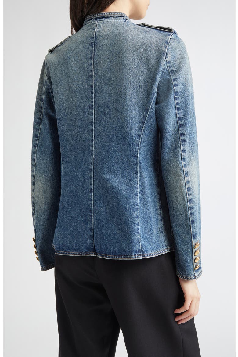 Geraldine Denim Jacket, Alternate, color, SIMON WASH