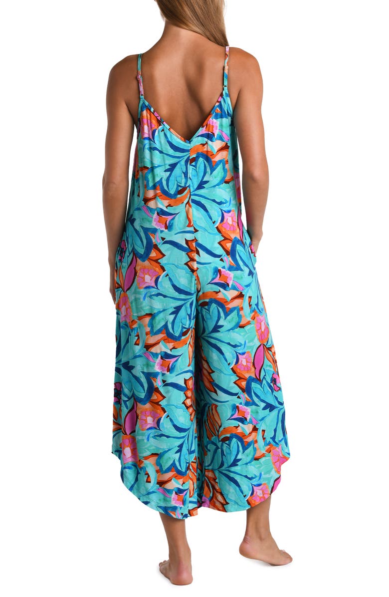 Sunshine 79 Tropical Cropped Cover-Up Jumpsuit, Alternate, color,