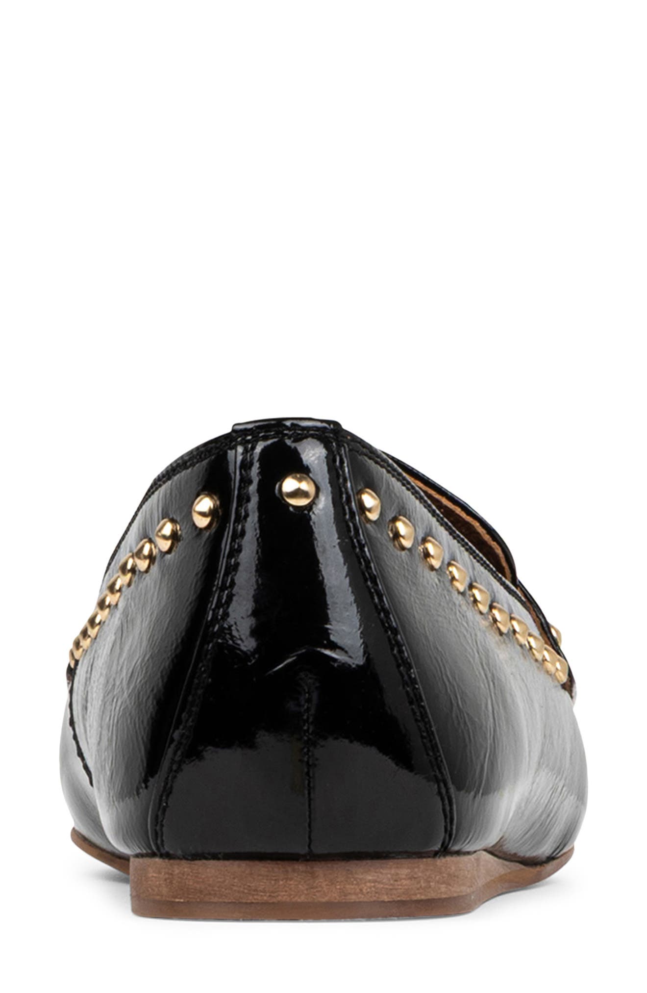 Donald Pliner Studded Loafer, Alternate, color, Black